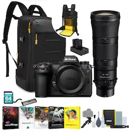 Nikon - Z8 Mirrorless Camera with 180-600mm f/5.6-6.3 Lens Kit and Accs Bundle
