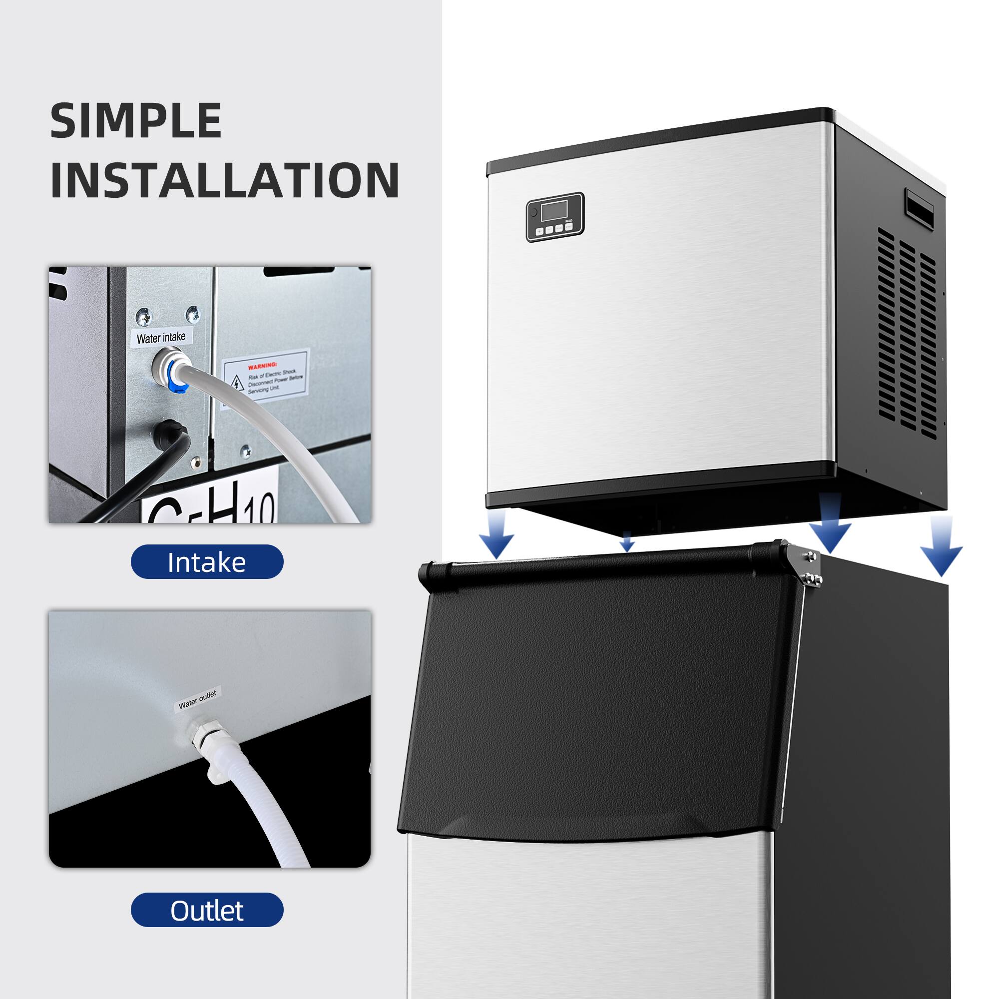 SIMPLE INSTALLATION

Intake

Outlet