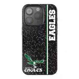 Keyscaper - NFL - Philadelphia Eagles Throwback Logo iPhone Bling Case - 14 - Black