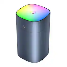 Cluzine - 400ml Mini Humidifier with Colorful LED Light, USB Powered, for Car Desk Bedroom