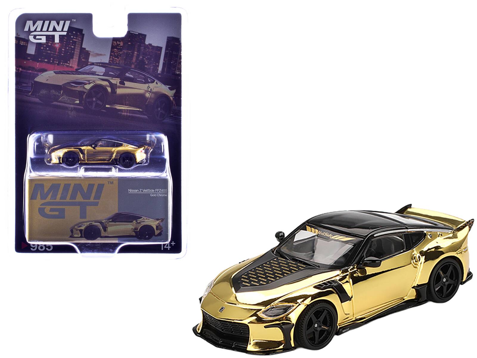 MINI GT
Nissan Z Vellida FFZ400 Gold Chrome GT
985
14+