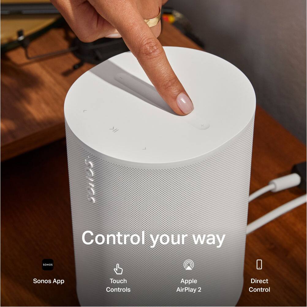 Control your way  
Sonos App  
Touch Controls  
Apple AirPlay 2  
Direct Control