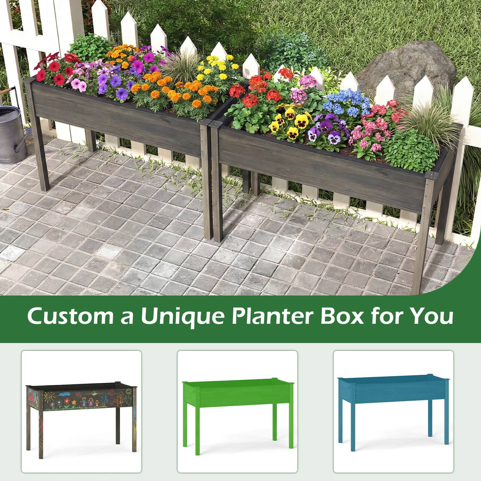 Custom a Unique Planter Box for You