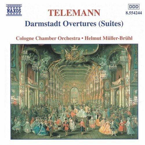 TELEMANN  
Darmstadt Overtures (Suites)  

Cologne Chamber Orchestra • Helmut Müller-Brühl  

NAXOS  
8.554244  

DDD