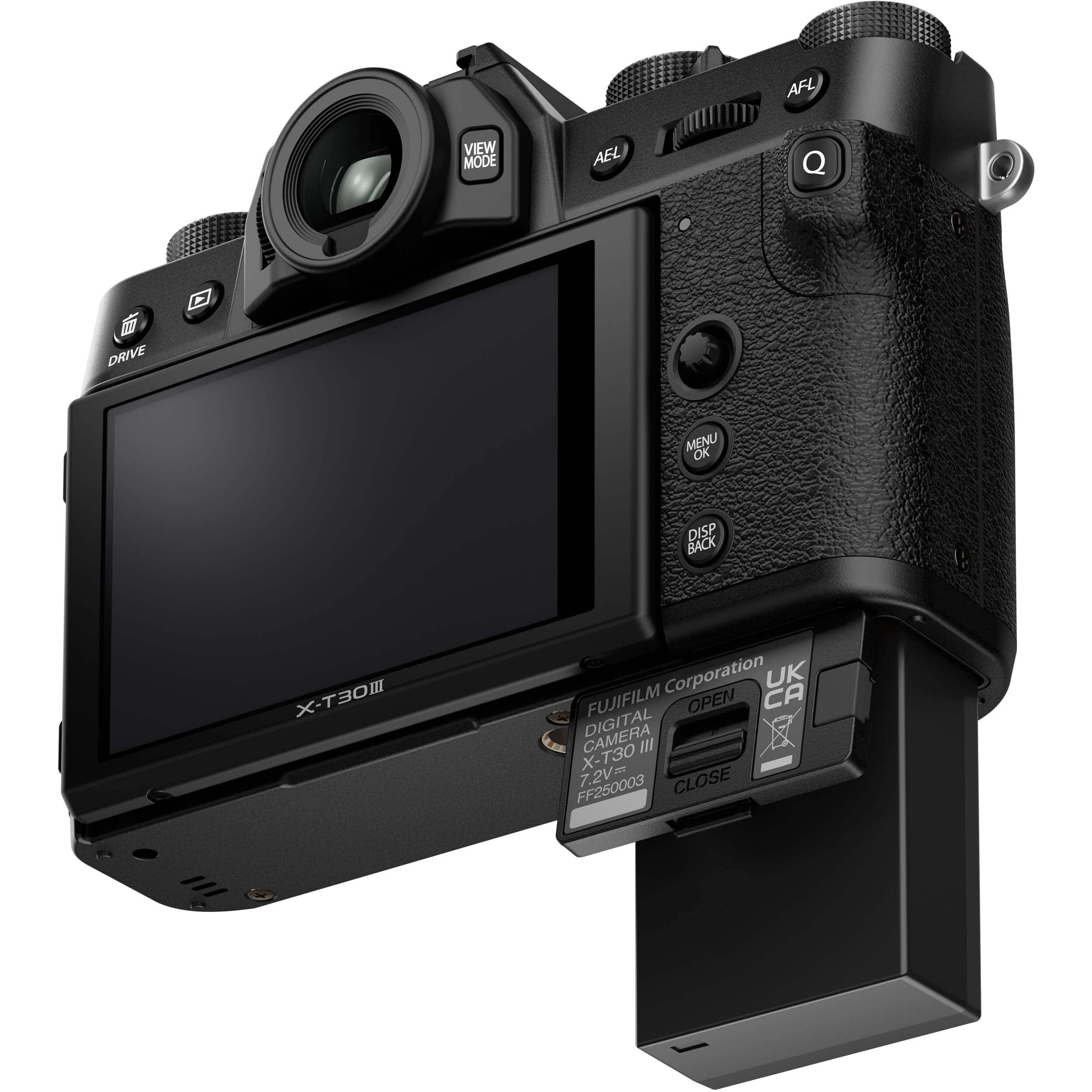 Fujifilm X T30 III Mirrorless Camera (Black) Bundle With 64GB