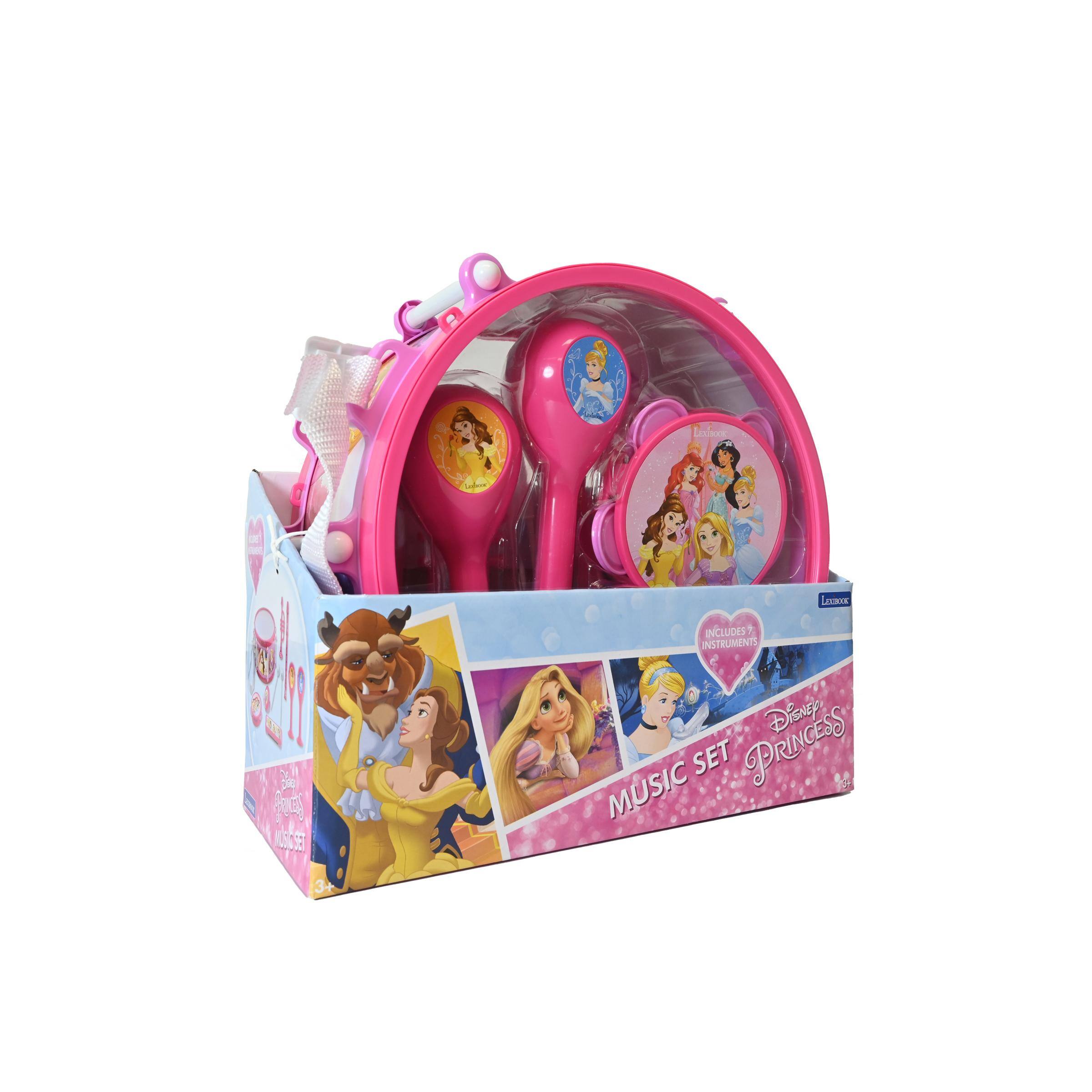 LEXISOC  
2  
UE  
LEXBOOK  
57  
Hot she 3+  
INCLUDES 7% INSTRUMENTS Disney MUSIC SET PRINCESS