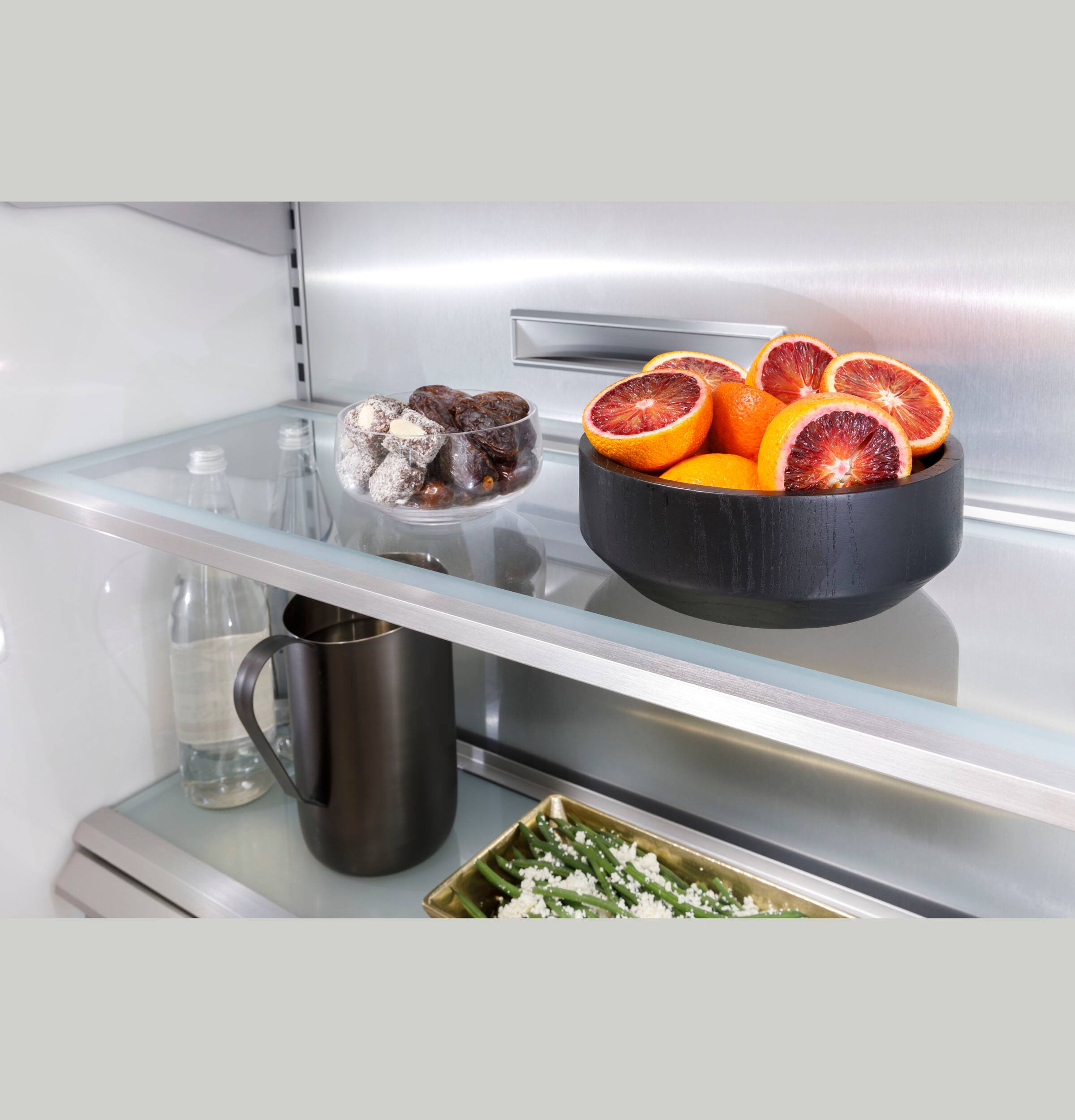 Alt View 7. Monogram - 21.1 Cu. Ft. Column Smart Refrigerator with Ramp-Up LED Interior Lighting - Custom Panel Ready.