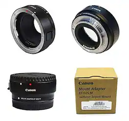 Canon - Mount Adapter EF-EOS M without Tripod Mount