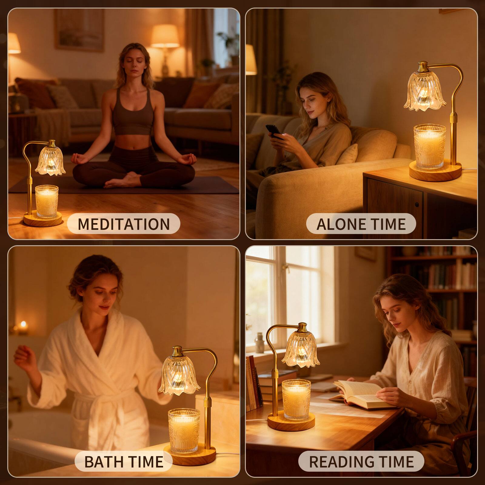 MEDITATION  
ALONE TIME  
BATH TIME  
READING TIME