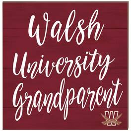 Jardine - Walsh Cavaliers 10'' x 10'' Grandparent Plaque - Maroon