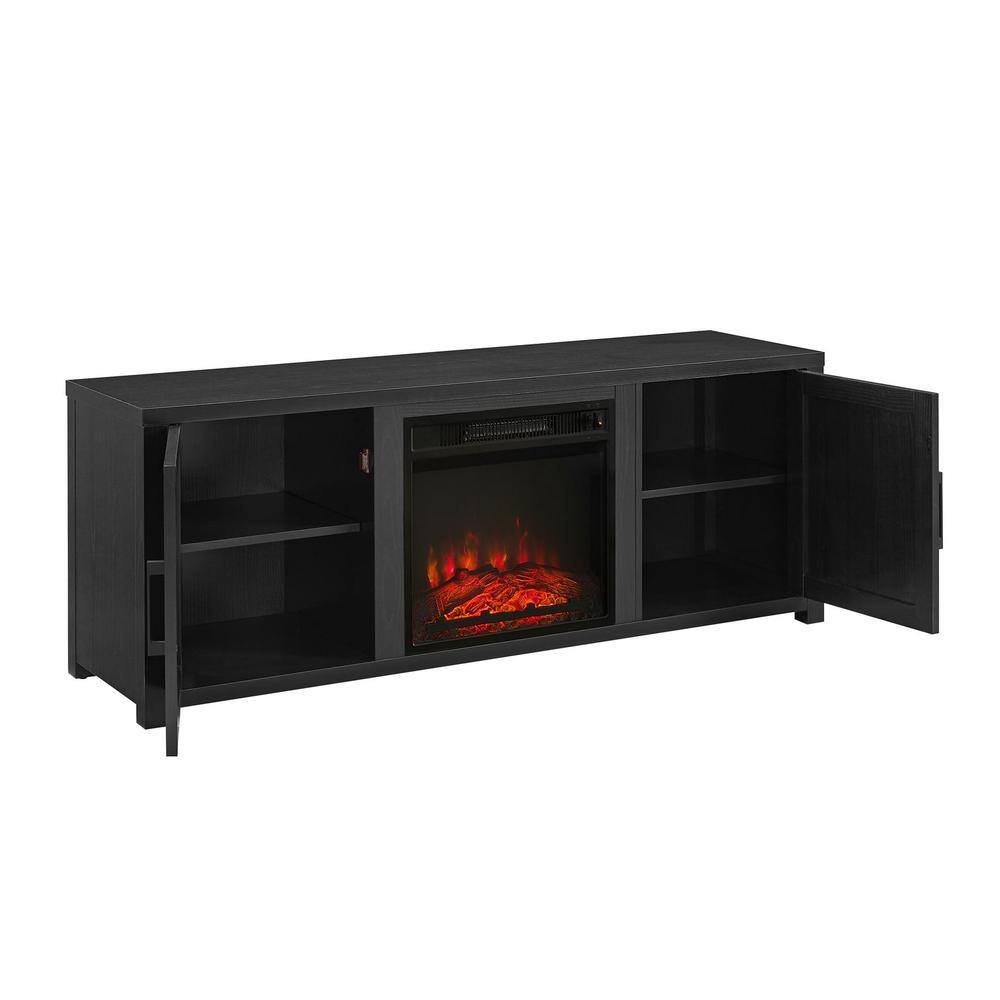 Alt View 1. Crosley Furniture - Gordon Low Profile Fireplace Tv Stand For 65+ Inch Tv - Black.
