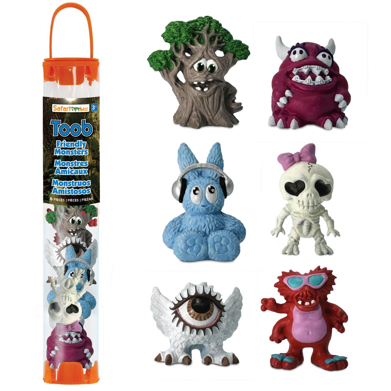 Safarilore Ltd  
Toob  
Friendly Monsters  
Monstres Amicaux  
Monstruos Amistosos  
6 PIECES | PIECES | PIEZAS