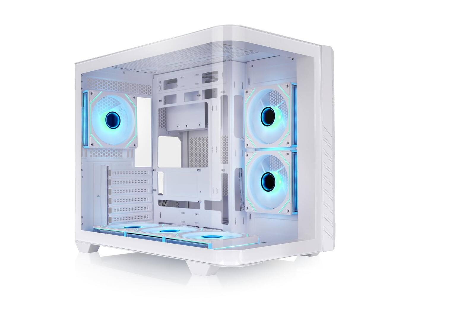 Angle. Thermaltake - vision 330 cr argb white case - Snow.