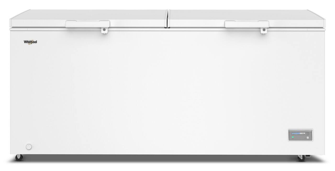 Whirlpool - 22 cu. ft. Convertible Freezer-to-Fridge Chest Freezer with 4 Storage Baskets - White