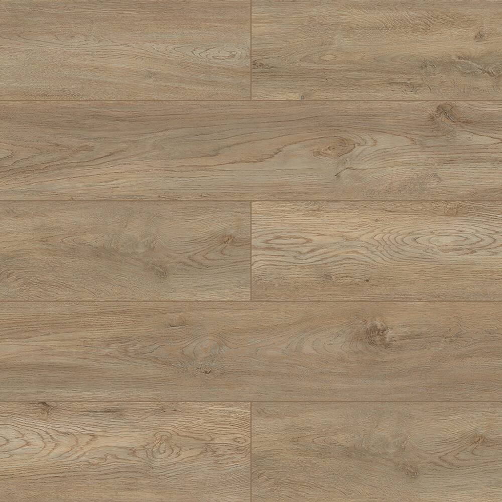 Back. Dotfloor - 48"x7.2" SPC Composite Flooring; 12 Planks/Box (28.68 sq. ft/Box); 5mm Thick with 1mm IXPE Backing; 12 mil Wear Layer - Hard Maple.