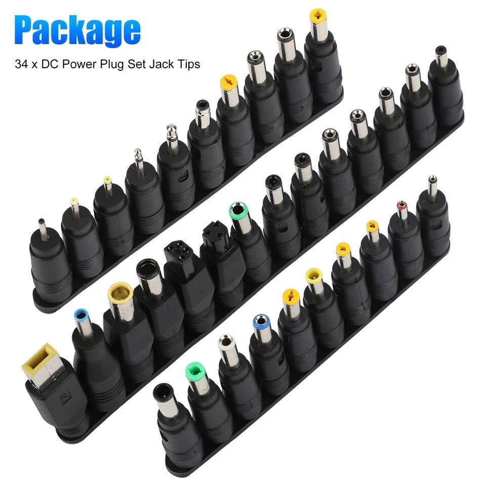 Package  
34 x DC Power Plug Set Jack Tips
