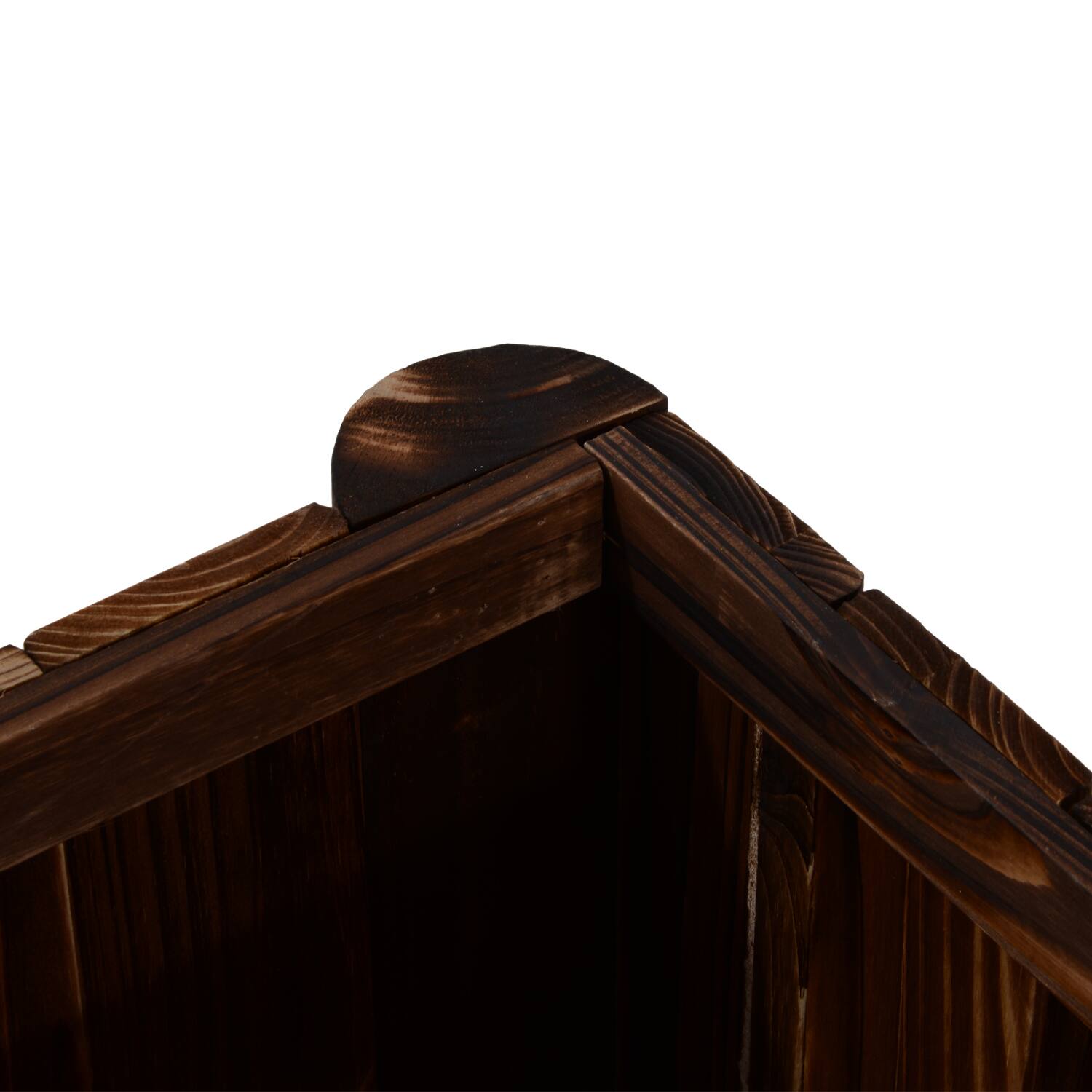 Alt View 8. Outsunny - x 20" x 18" Raised Garden Bed, Raised Planter Box - Brown.