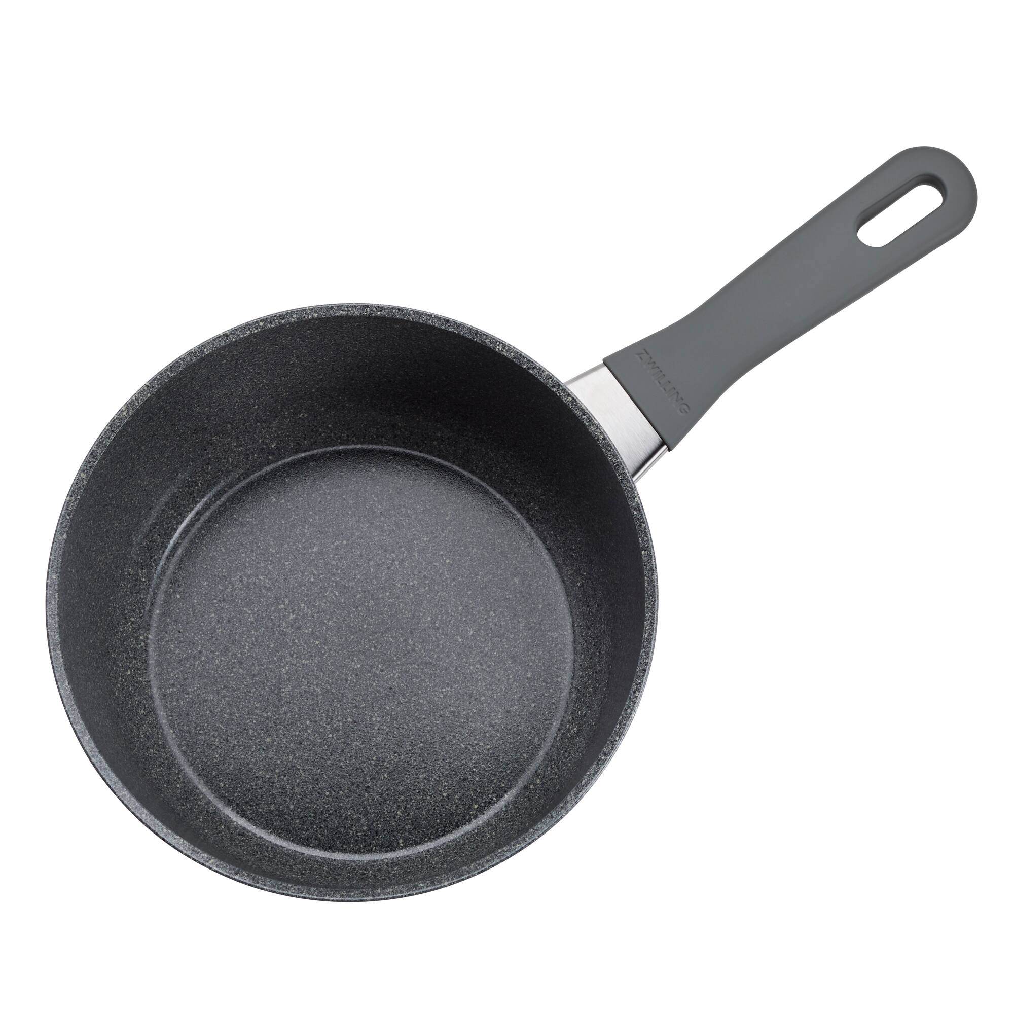 Alt View 1. ZWILLING - ZWILLING Parma Plus Ceramic 2.9-qt Aluminum Ceramic Nonstick Saucepan with Lid - Grey.