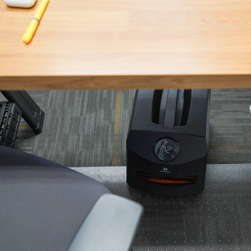 Alt View 1. Heat Storm - 1500-Watt Ultra-Portable Infrared Heater - Black.