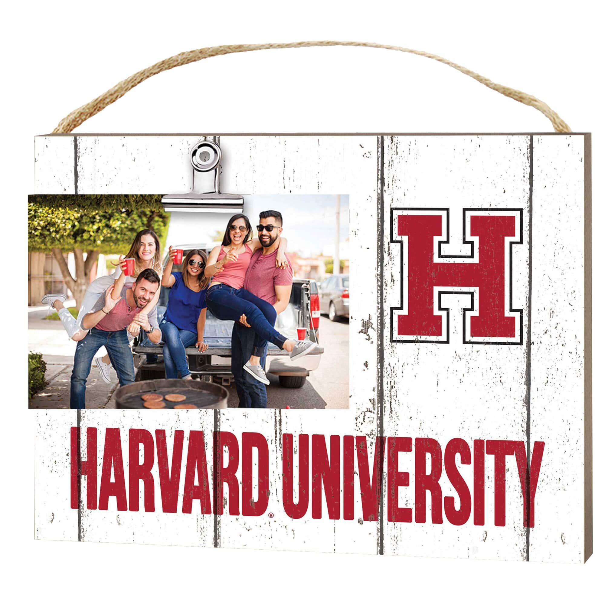 "Jardine - Harvard Crimson 8"" x 10"" Weathered Clip It Frame - White" price history on PriceWatchPro