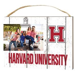 Jardine - Harvard Crimson 8" x 10" Weathered Clip It Frame - White
