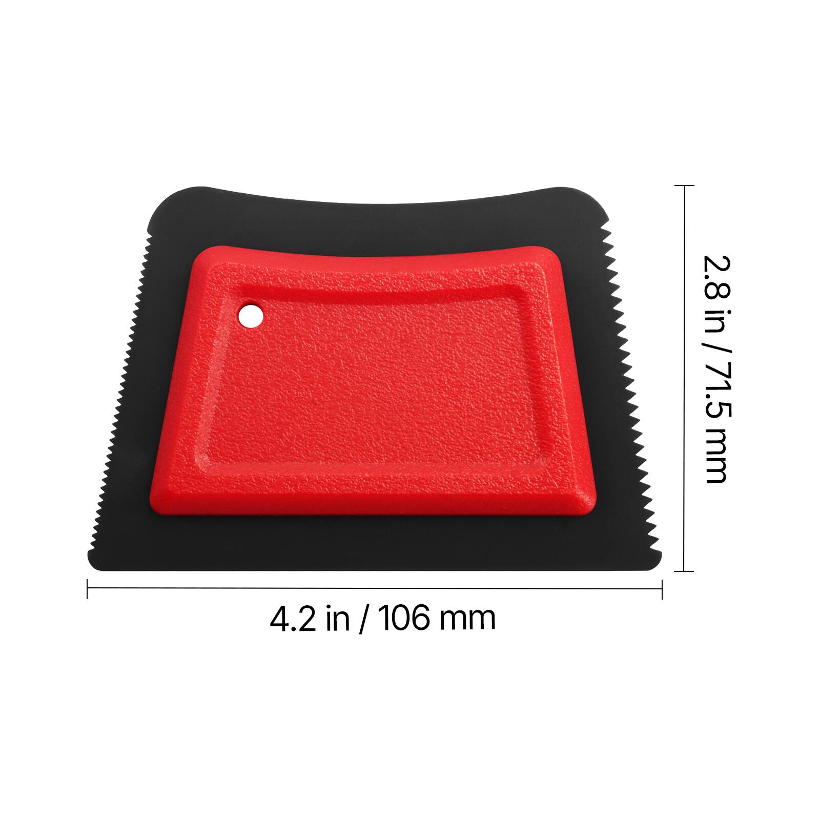 2.8 in / 71.5 mm  
4.2 in / 106 mm