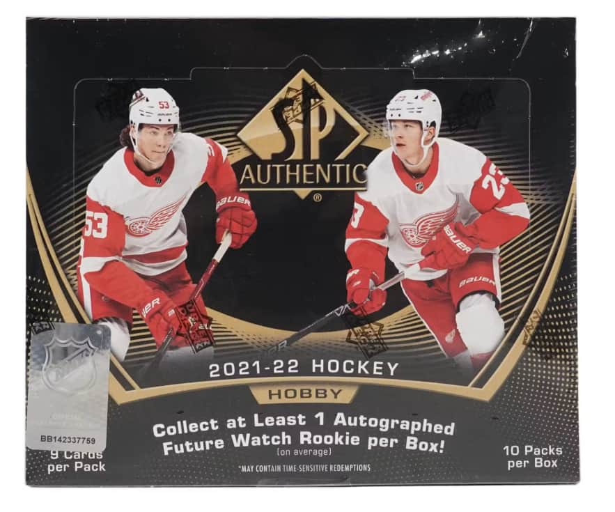 2021-2022 Upper Deck SP Authentic Hockey Hobby Box