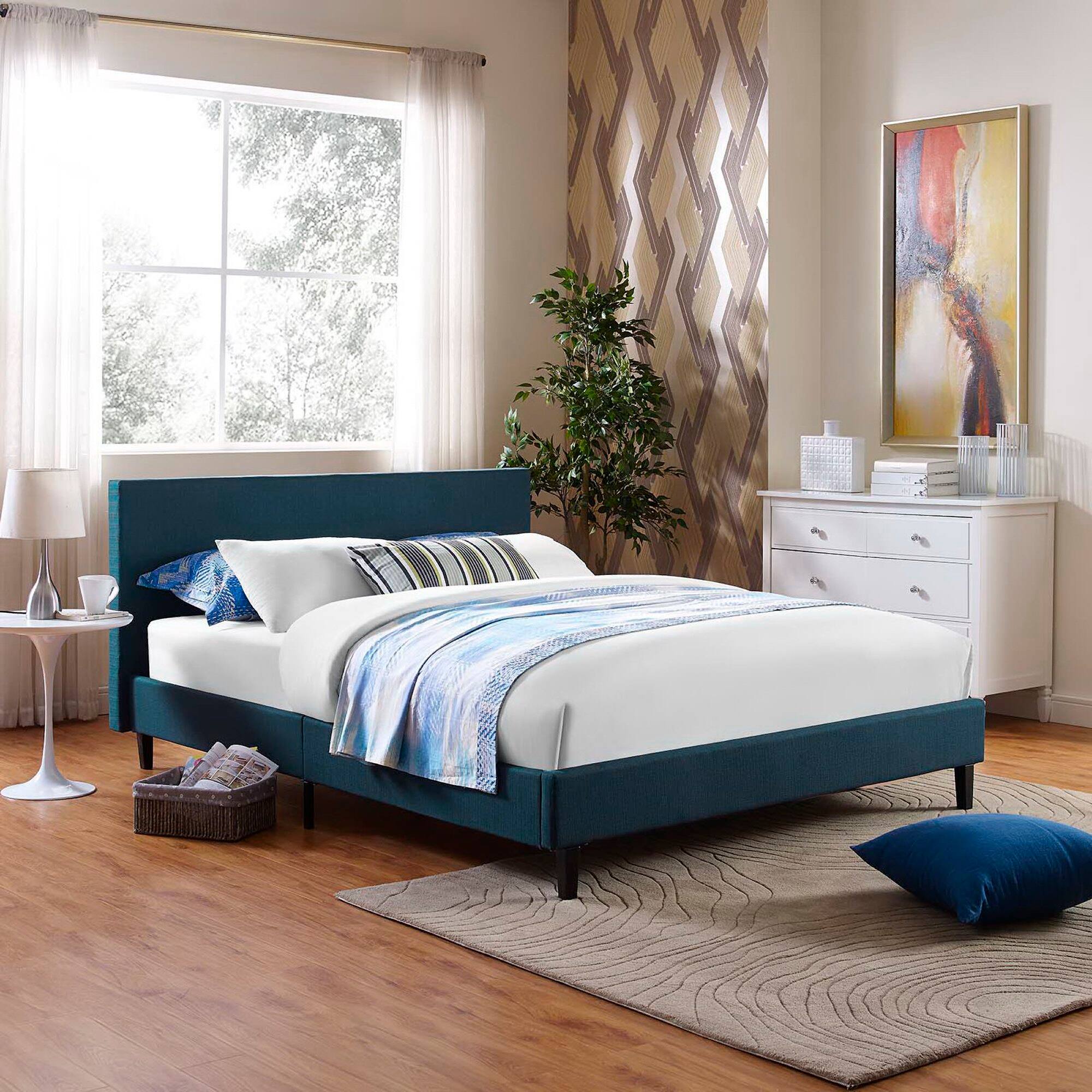 Alt View 2. Modway - Horizon Stainless Steel Queen Bed Frame - Gray.