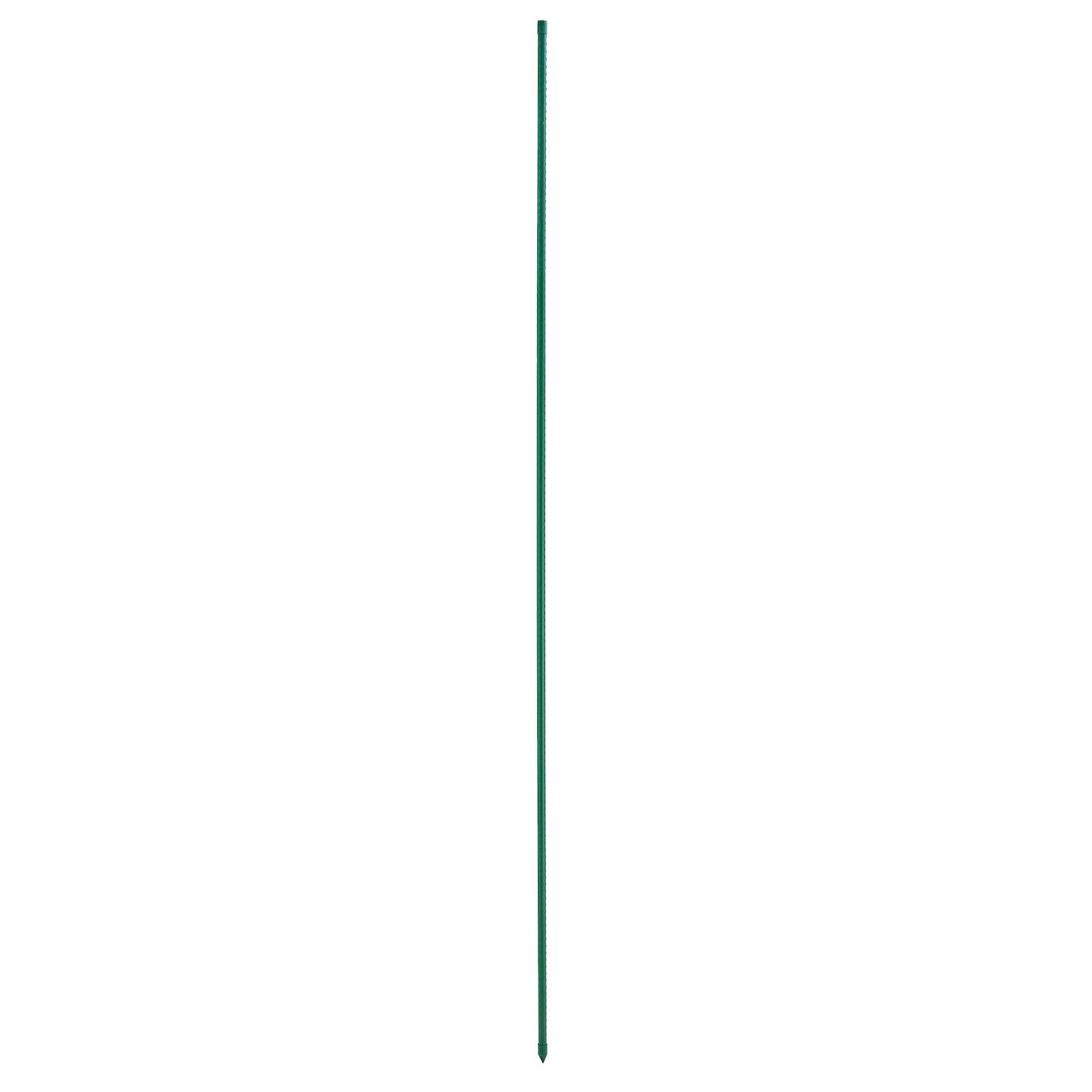 Alt View 5. VEVOR - Garden Stakes, 10 Pack, 93.7 inch, Plastic Coated Metal Tomato Stakes, Garden Sticks for Plants Support - Green.
