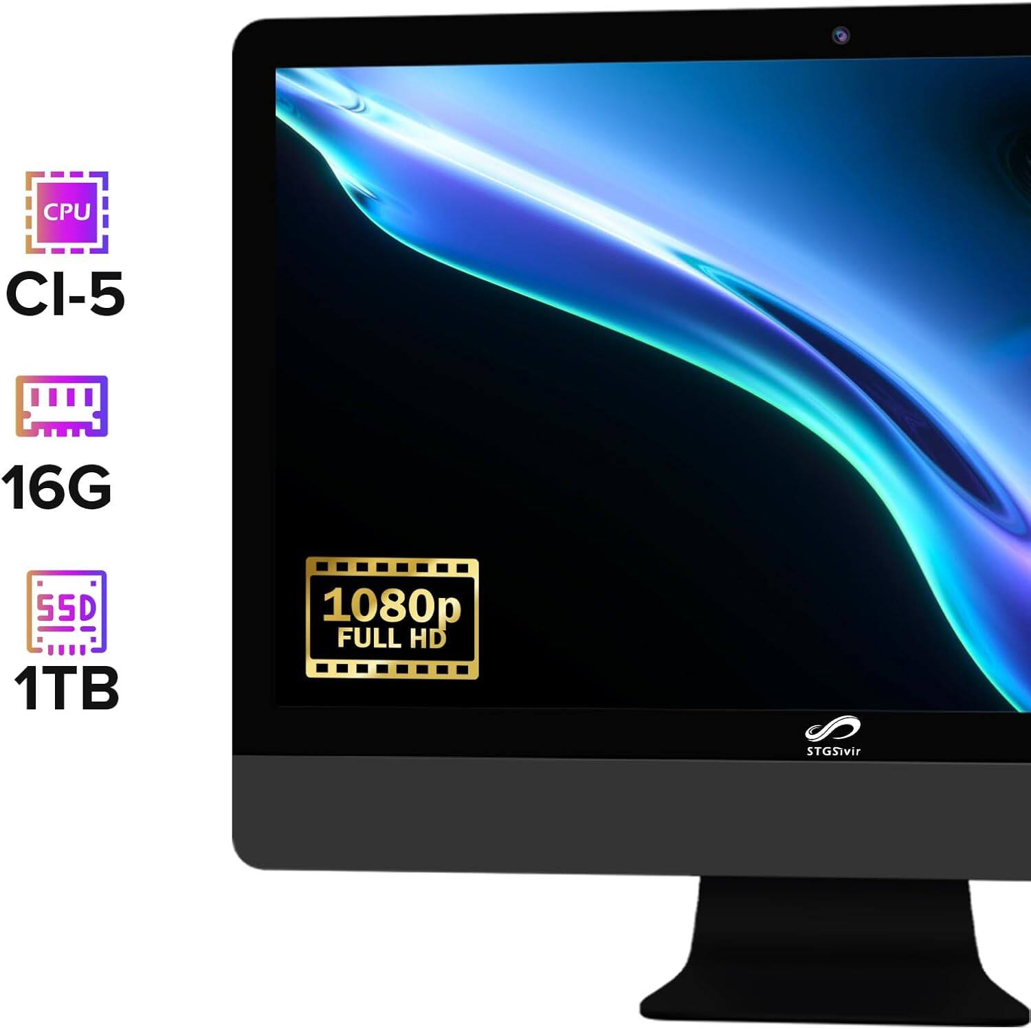 CPU CI-5  
16G  
55D  
1TB  
1080p FULL HD  
STGSvir