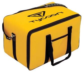 Front. Tycoon Percussion - Heavy-Duty Nylon, Padded Interior, Adjustable Shoulder Strap, Reinforced Handles, Secure Fit for Most Cajons, Travel.