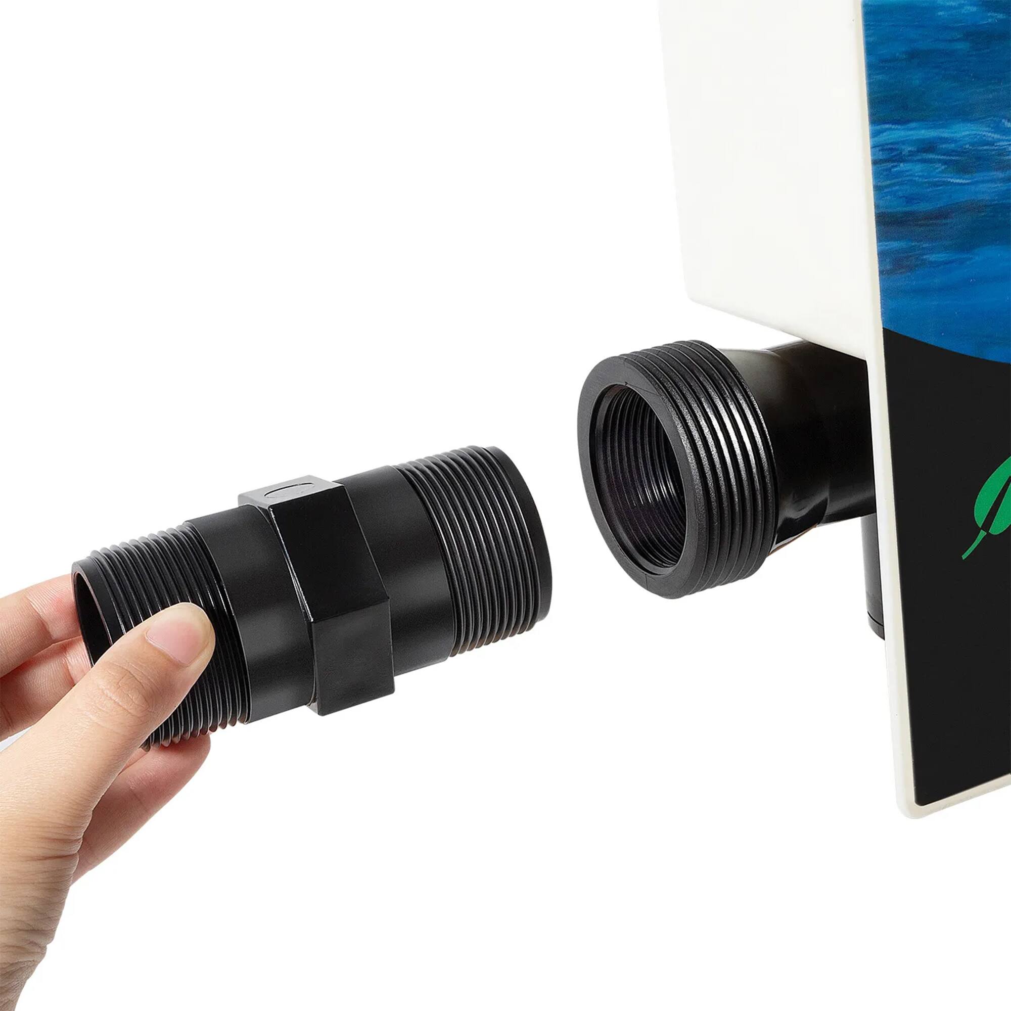 Alt View 3. Main Access - Main Access 4CH4002R Power Ionizer Replacement Chamber for Pool Treatment System - Black.