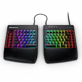 KINESIS - Freestyle Edge RGB+ Split Mechanical Keyboard – Linear Switches, Programmable, Ergonomic (KB975-LIN) - Black