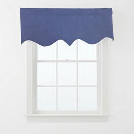 RLF Home - 100% Cotton Quilted Matelassé Regal Lined Window Valance 50" x 17" - Light Blue