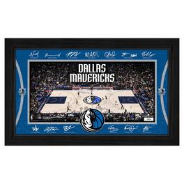 Highland Mint - Dallas Mavericks 2025 Facsimile Signature Court Framed Picture - Multicolor