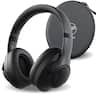 TREBLAB - Z2 ANC Workout Headphones, Signature HD Sound, Deep Bass, 58H Battery, Foldable Over Ear Bluetooth - Black with black logo