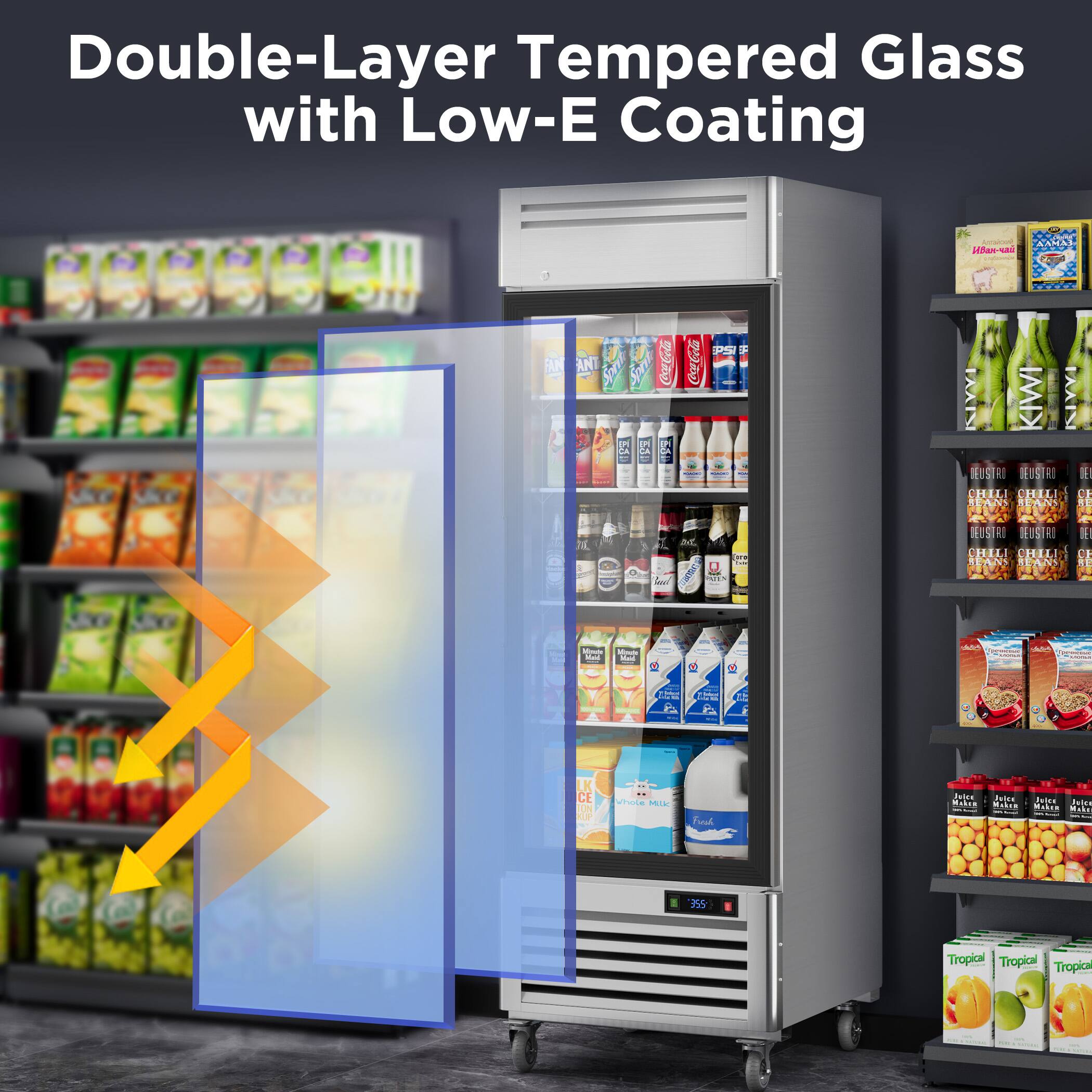 Double-Layer Tempered Glass with Low-E Coating