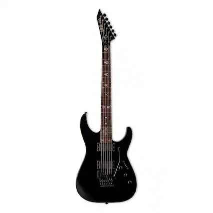 Front. ESP - ESP LTD Kirk Hammett Signature KH-602 - Black.