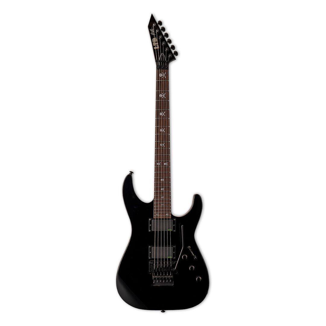 Front. ESP - ESP LTD Kirk Hammett Signature KH-602 - Black.