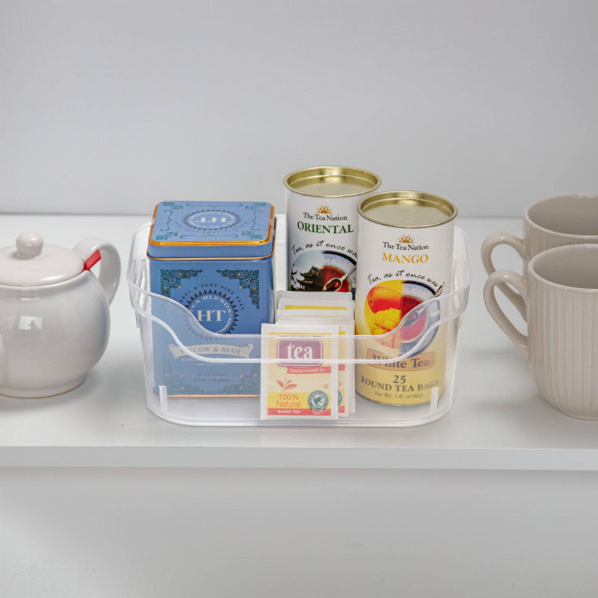 The Tea Nation ORIENTAL  
The Tea Nation MANGO  
The Tea Nation LIGHT & BLUE  
100% Natural Mint Tea  
25 ROUND TEA BAGS