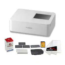 Canon - Selphy CP1500 Wireless Photo Printer with Accessories Bundle - White