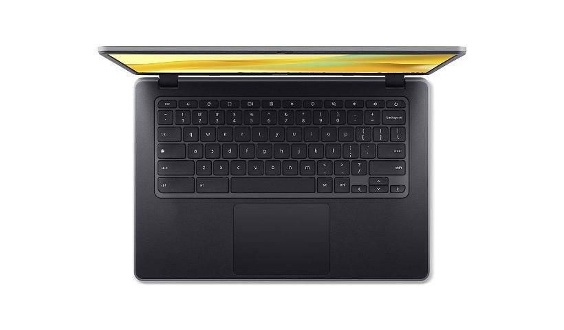 Left. Acer - Acer Chromebook 314 C936 C936-C0RN 14" Chromebook - Full HD - 60 Hz - Intel N-Series N100 - 8 GB - 64 GB Flash Memory - Black.