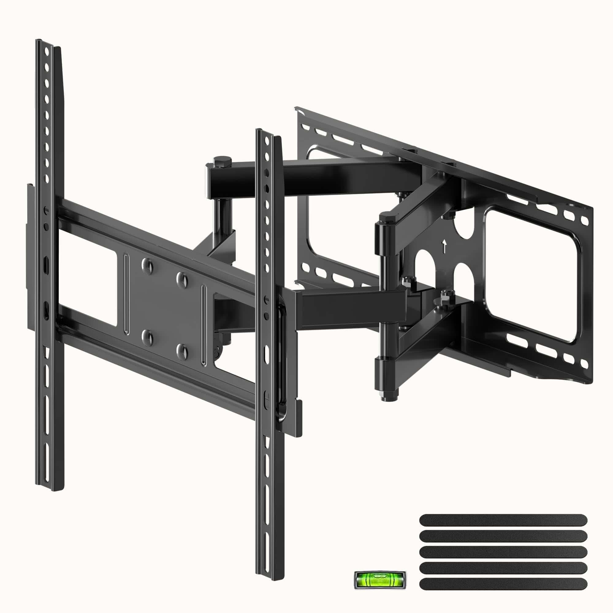 Earthley Blooms - Full Motion Tv Wall Mount 26 70 Flat curved Swivel Tilt Bracket With Articulating Dual Arms Support s Max - For 26-70"