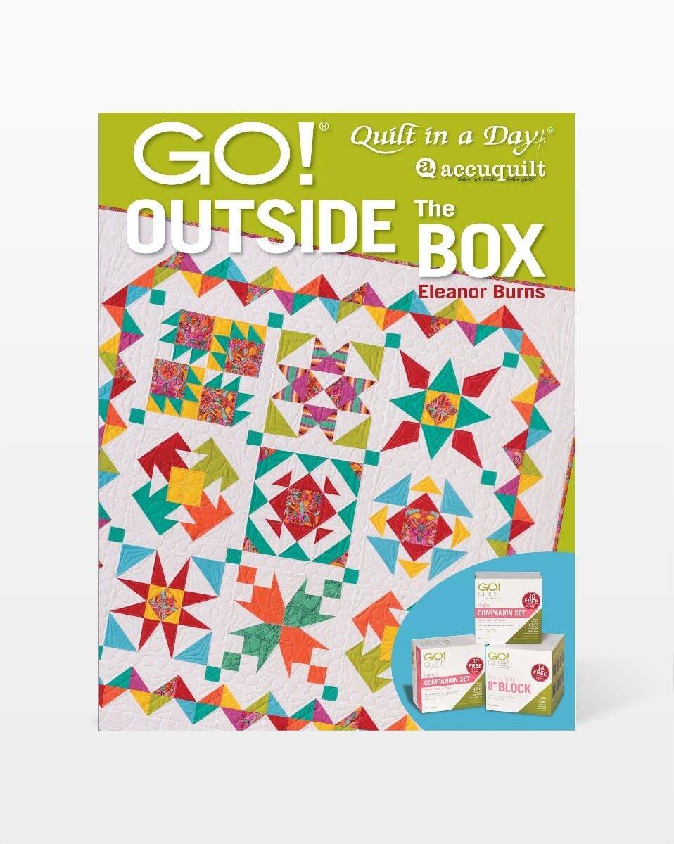Quilt in a Day GO! a accuquilt The OUTSIDE BOX Eleanor Burns GO! QUEC I FALE COMPANION SET NI GO! 10 QUEE CUBL FE M4 E COMPANION SET Mach 8 BLOCK