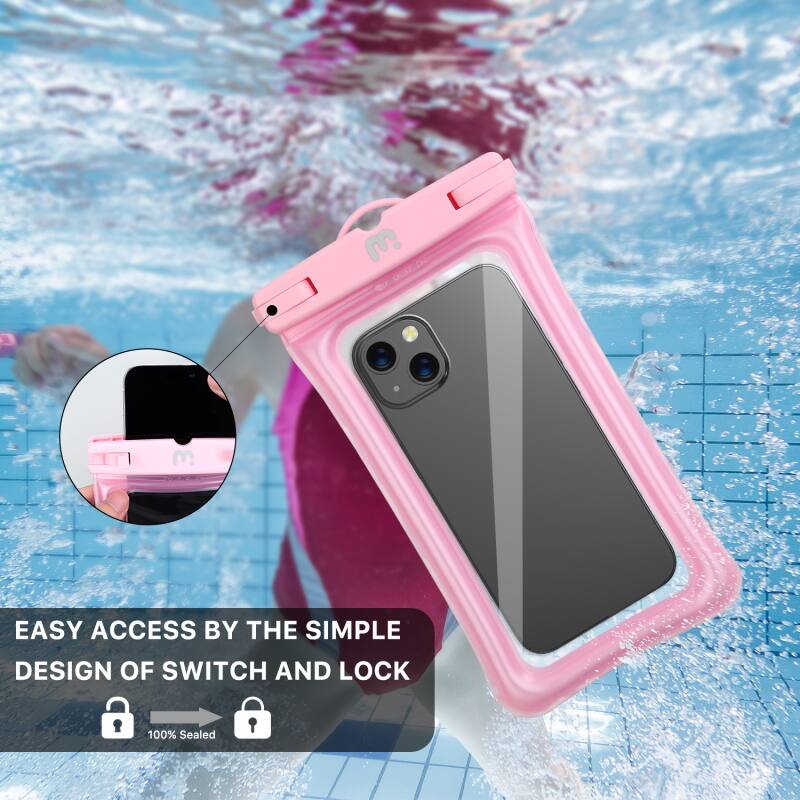 EASY ACCESS BY THE SIMPLE DESIGN OF SWITCH AND LOCK 100% Sealed