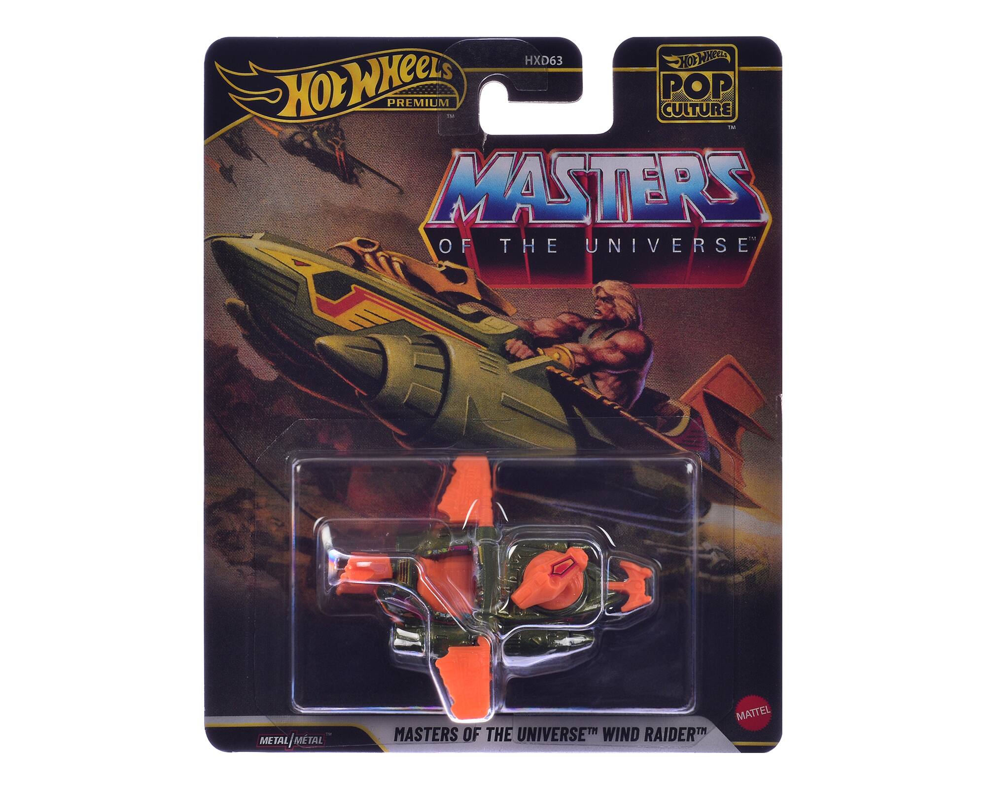 Hot Wheels Premium Pop Culture T4 Masters of the Universe Metal Metal Mattel Masters of the Universe Wind Rider