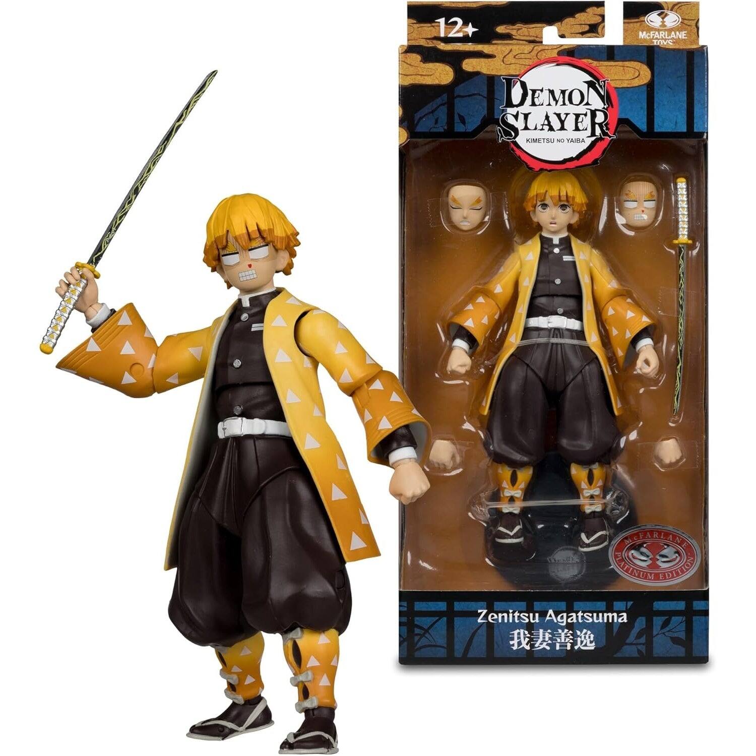 McFarlane Toys: Demon Slayer: Zenitsu Agatsuma - Red Platinum Edition 7" Figure