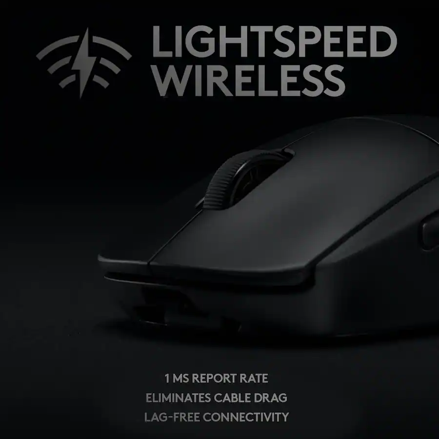 Logitech PRO Lightweight Wireless Optical Ambidextrous Gaming Mouse ...