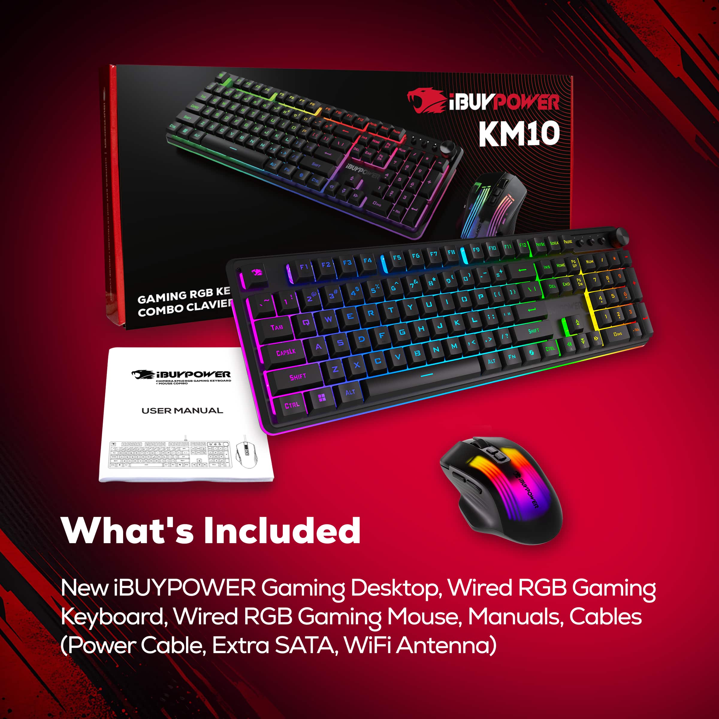 iBUYPOWER Slate Gaming Desktop PC AMD Ryzen 7 7700X3D, AMD Radeon