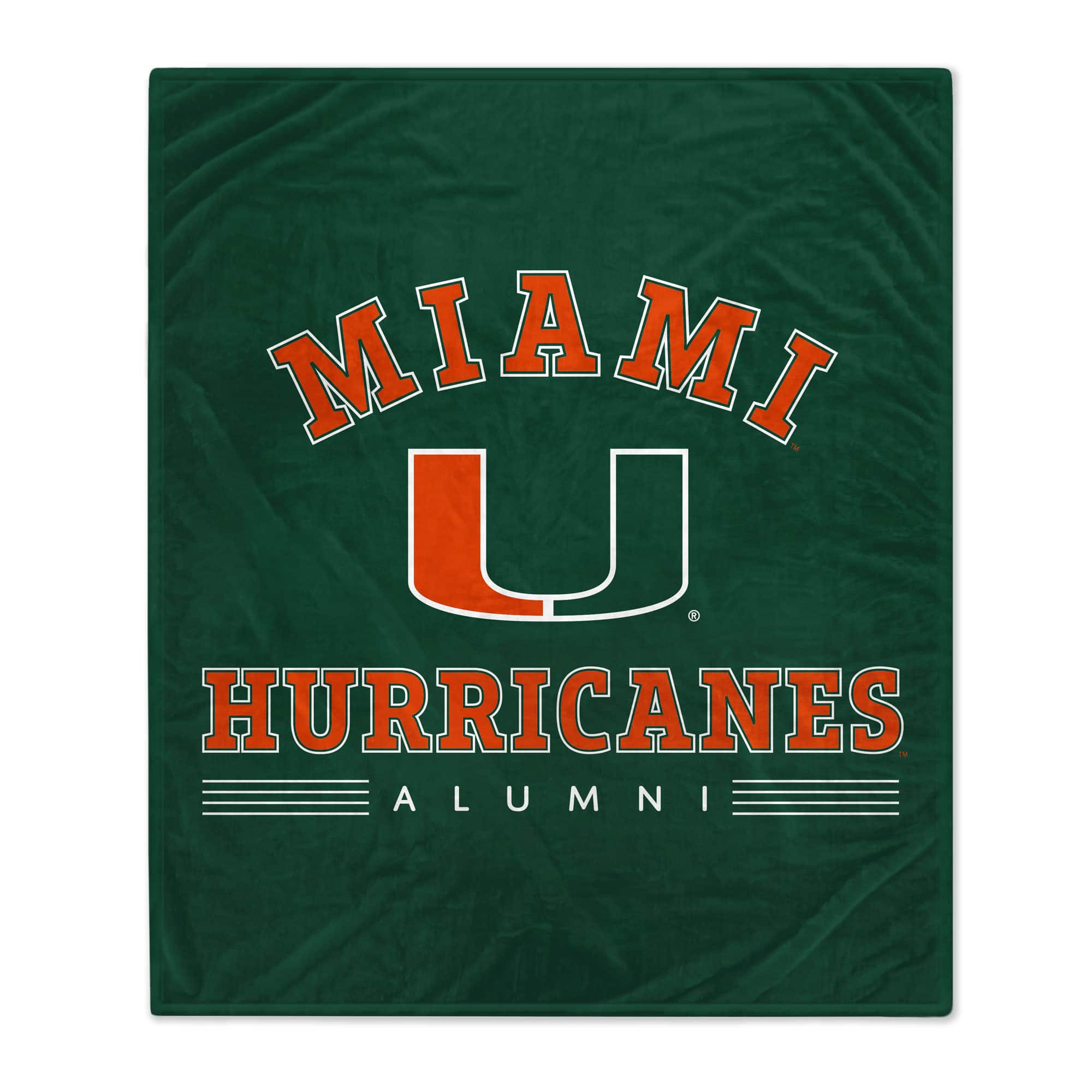 Pegasus - Miami Hurricanes 60'' x 70'' Alumni Fleece Blanket - Multicolor